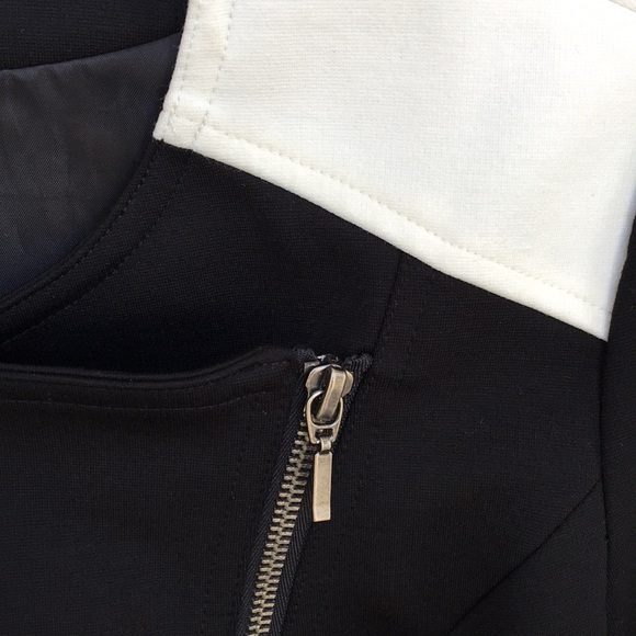 INC Ponte-Knit Color Block Jacket S - Picture 6 of 8